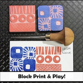 block stamp and awl